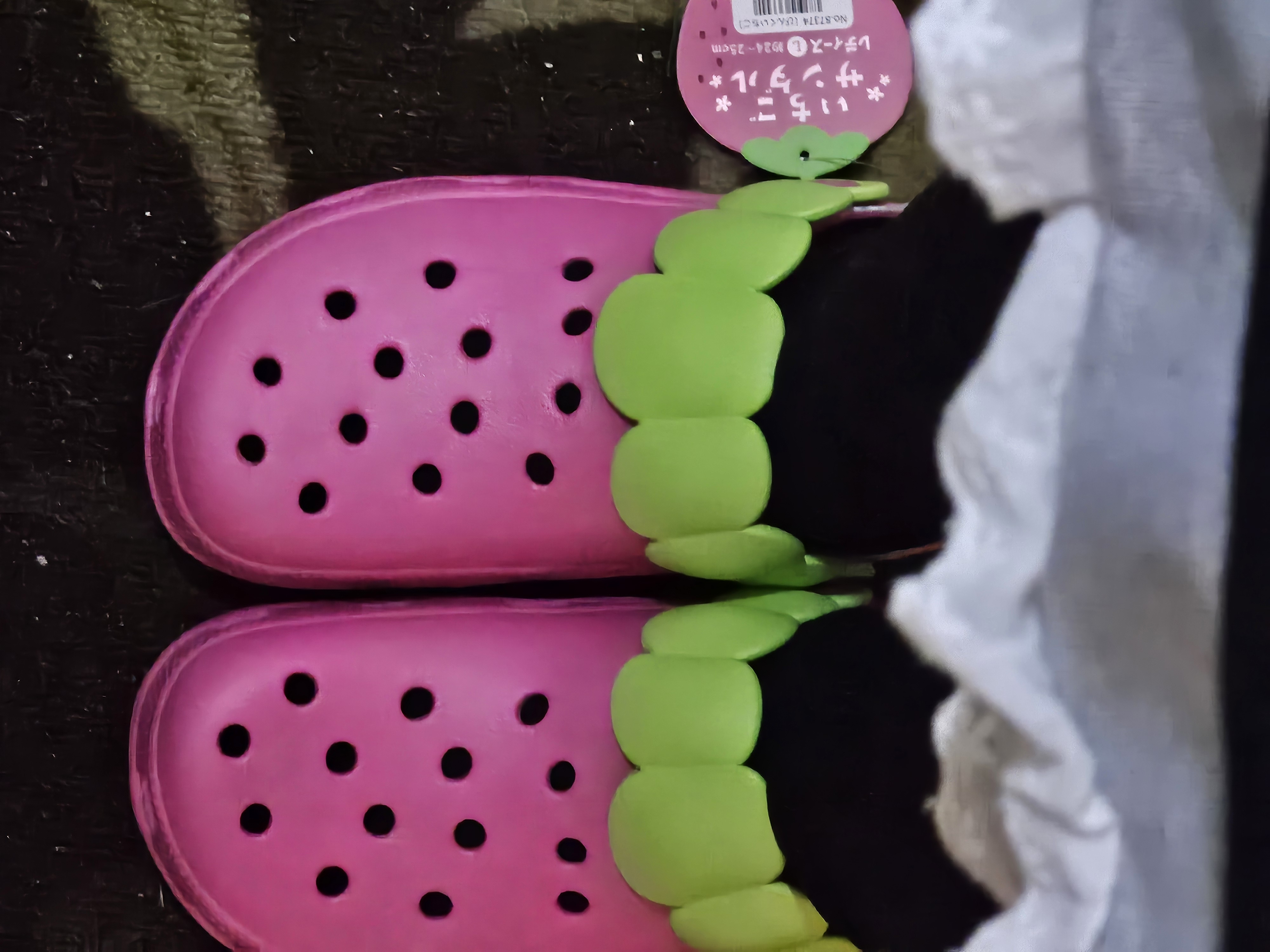 My strawberry crocs I got from Japan! Totally cutecore~
